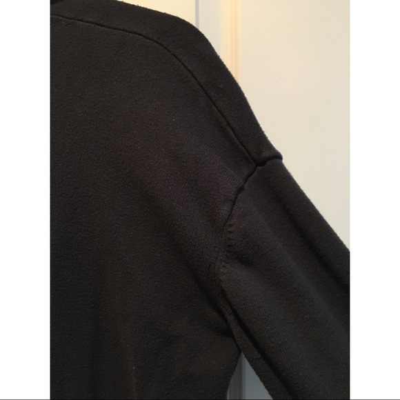 OAK + FORT Navy Open Cardigan Coat - Picture 4 of 9